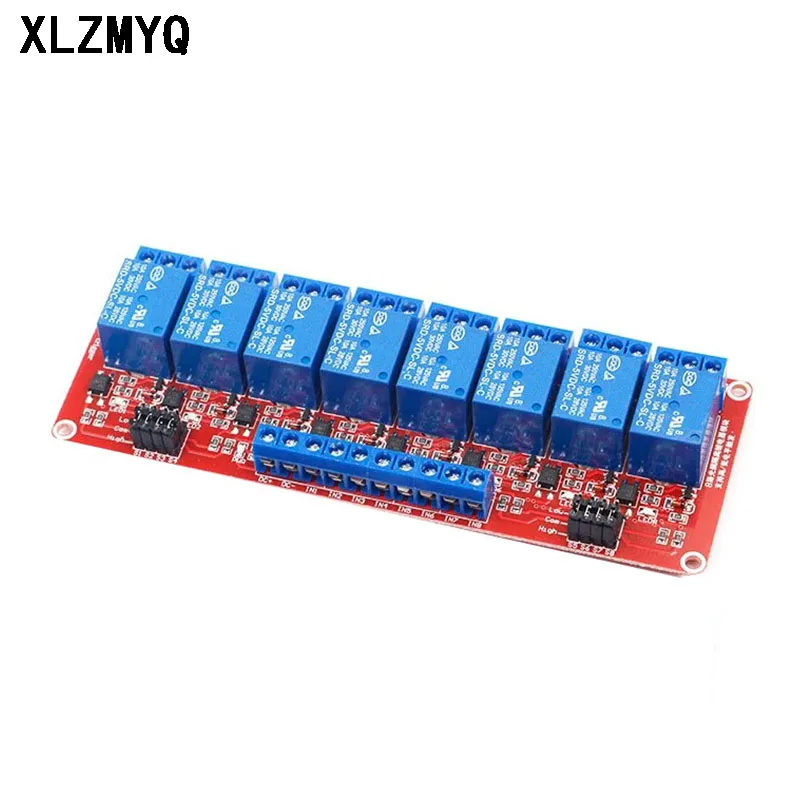 1 2 4 6 8 Kanal 5V 12V 24V Relaismodul Board Shield mit Optokoppler-Unterstützung High Low Level Trigger für Arduino-Relais