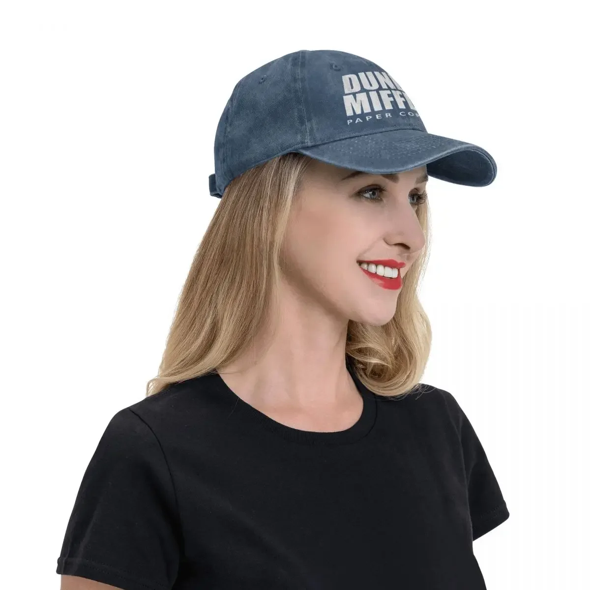 The Dunder Office Mifflin Inc The Office Baseball Caps Casual Distressed Deniiem Tv Series capsp Men Women Outdoor Caps