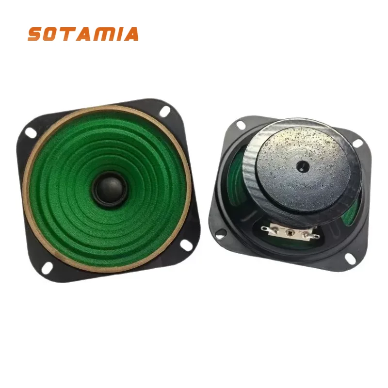 SOTAMIA 2pcs 4 Inch 102mm External Magnetic Explosion-proof Tweeter 4 Ohm 15W Emergency Alarm in Coal Mine Petrochemical Field