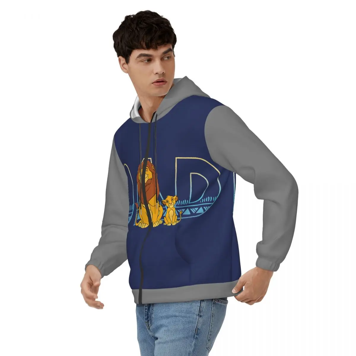 Lion King Men Hoodie Disney The Lion King Film Clothes  Fun Hoodies Winter