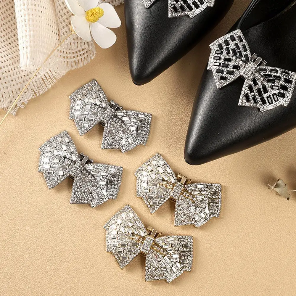 

1Pcs Shoe Buckle Bridal Shoes Decorations High Heel Accessories Shiny Decoration Clips Wedding High Heel Shoes Accessory