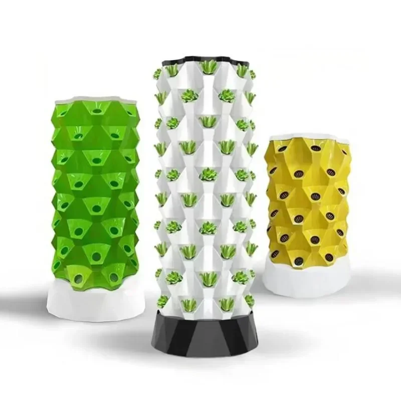 Aerosol cultivation tower Soilless cultivation pineapple tower Greenhouse vegetable planting equipment Vertical