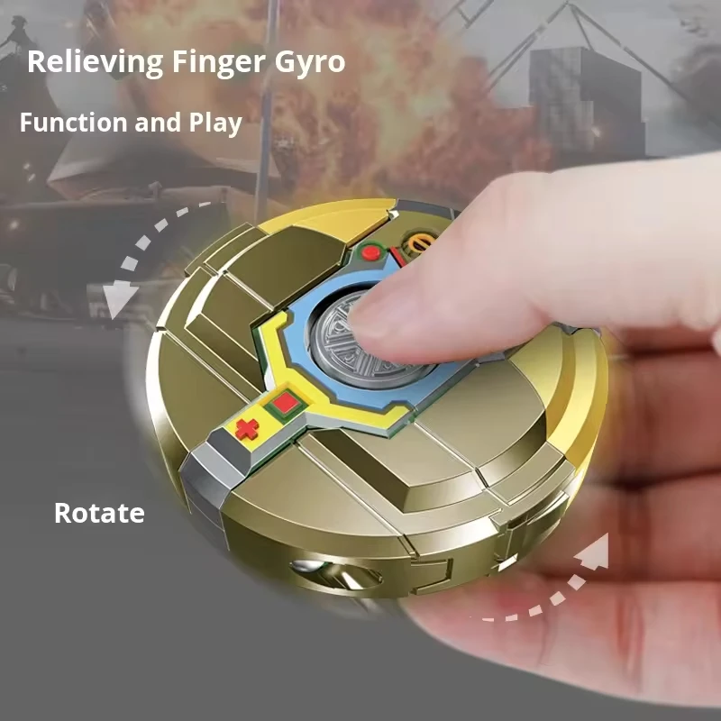 Creatieve Fidget Spinner Gyro Vervormde Robot 360 Roterende Bal Mechanische Antistress Zintuiglijke Speelgoed voor Volwassenen Kinderen Gift