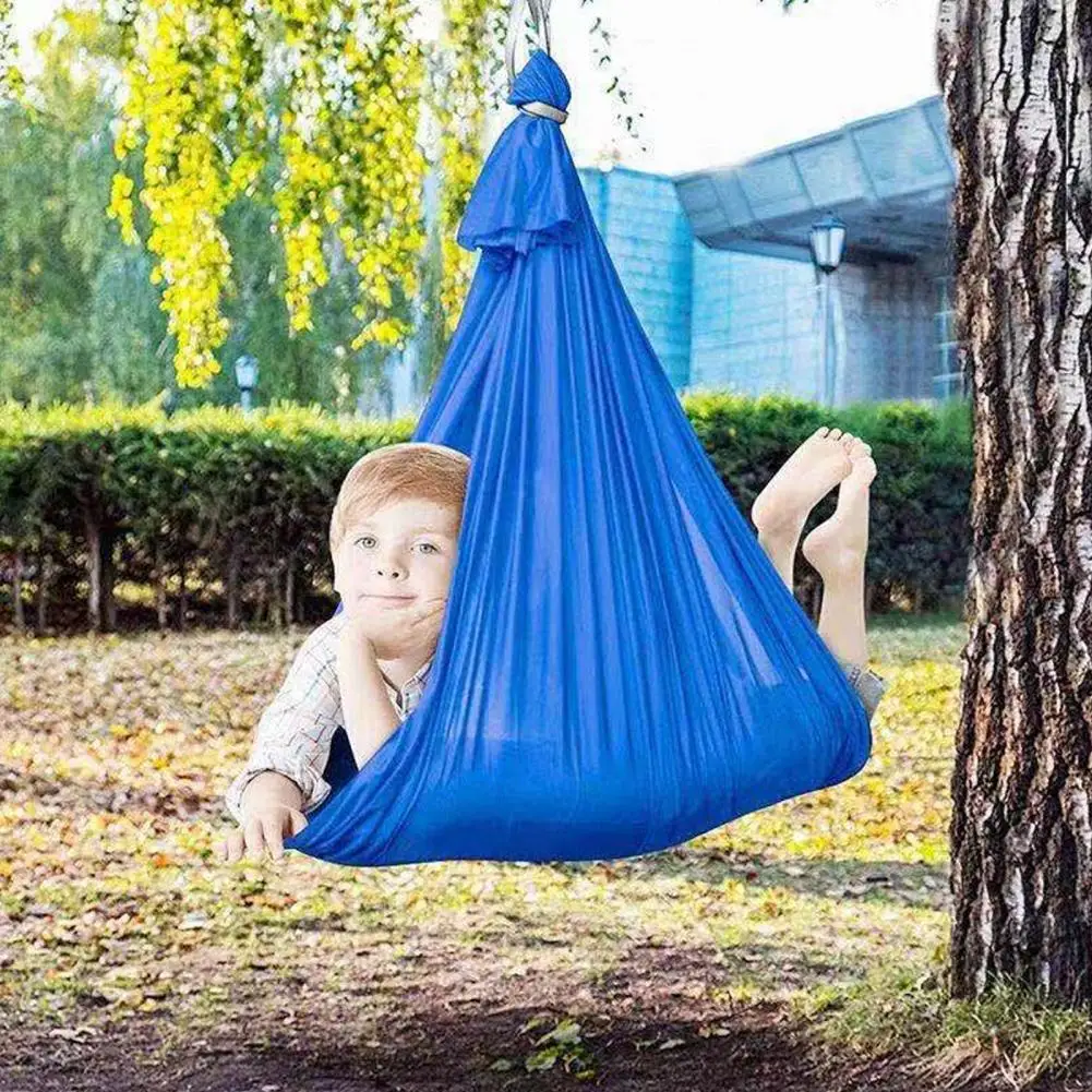 

Outdoor Swing Premium Therapy Swing Hammock with 300lbs Load-bearing Capacity Double Layer Fabric for Indoor Outdoor Use