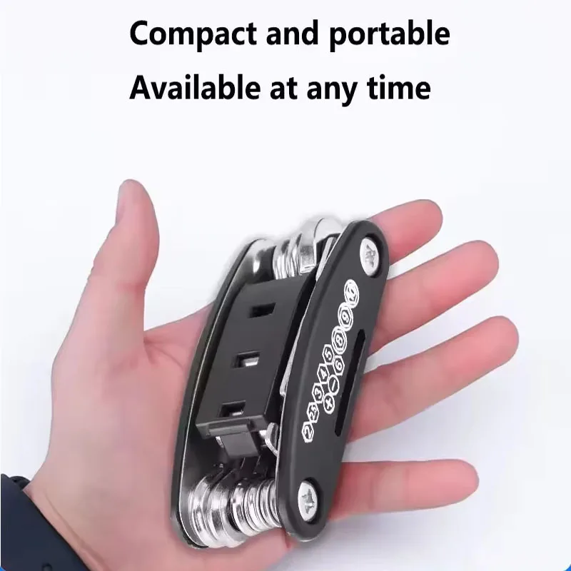 Multi-functional Portable Repair Tools, Folding Vehicle Repair Tools, Wrench Set, Bicycle Small Household Appliance Repair Amagi