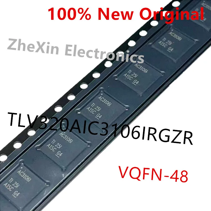 10PCS/Lot   TLV320AIC3106IRGZR    AIC3106I 、TLV320AIC3104IRHBR   AC3104I    New original audio codec chip   TLV320AIC3106IRGZT