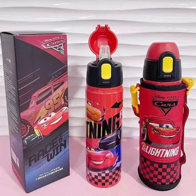 ディズニー漫画ミッキーマウスとミニーマウスのストロー付きウォーターカップ素敵なギフト