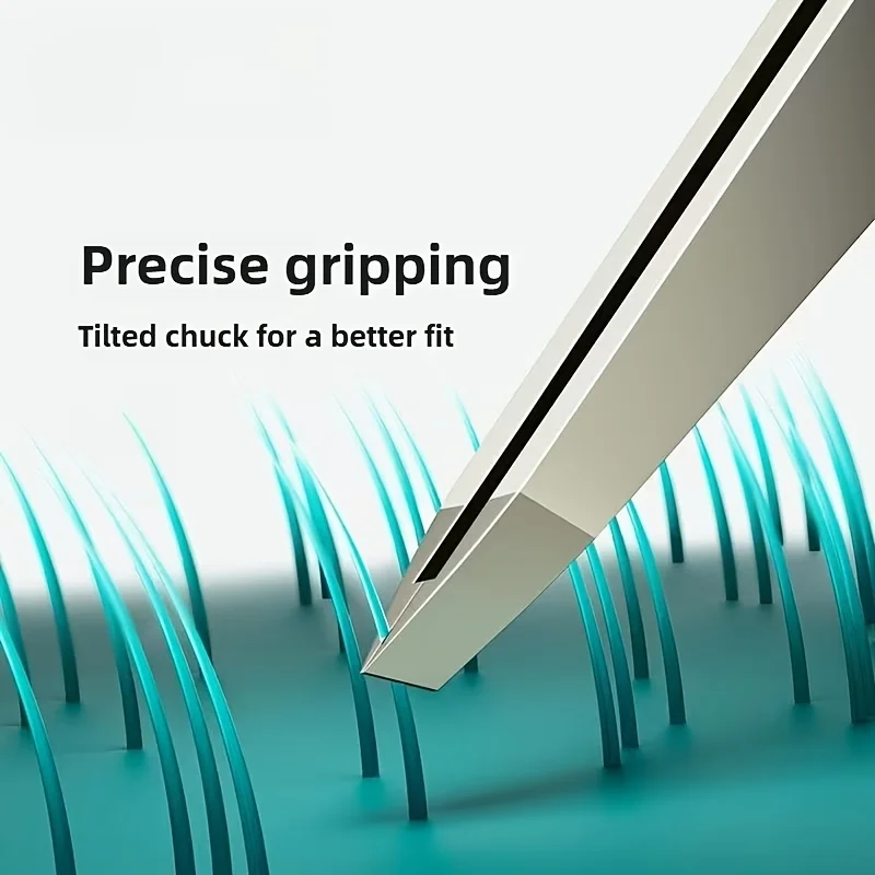 Stainless Steel Professional Eyebrow Tweezers High Brow Tweezers with Angled Tips Hair Removal Tweezers for Eyebrows and Beard 4