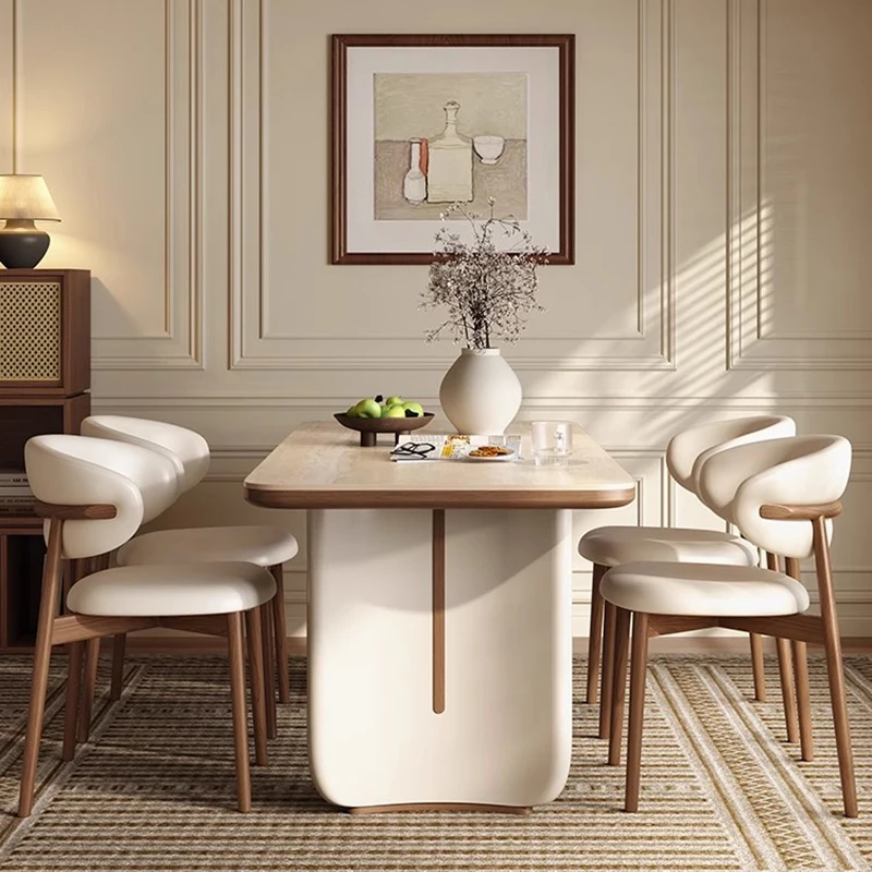 

Скандинавский компактный обеденный стол, эстетический современный дизайн обеденных столов, минималистичный дизайн Tavolino Da Salotto, мебель для столовой