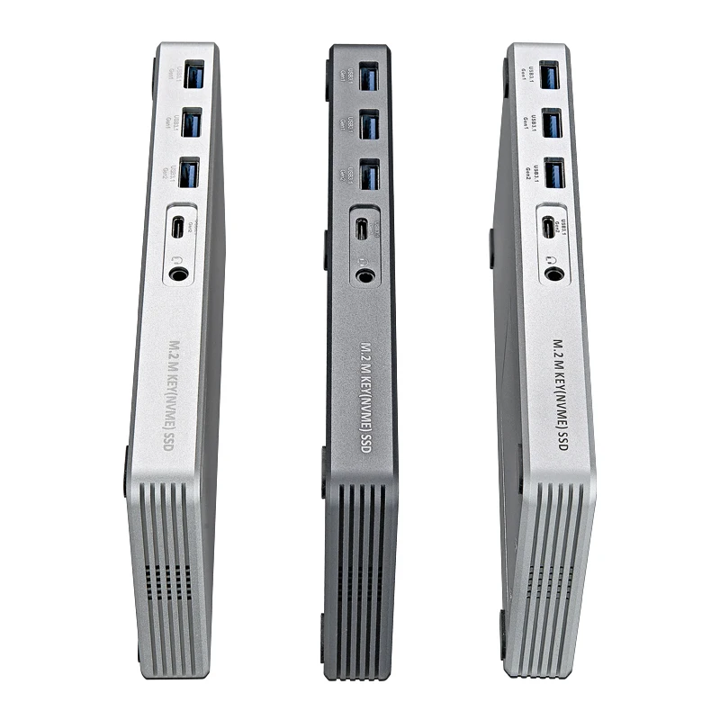Пользовательский дисплей 8K Gigabit Ethernet Thunderbolt 3 Dock 40 Гбит/с Thunderbolt 3 9 в 1 USB C HUB Док-станция для ноутбука Macbook