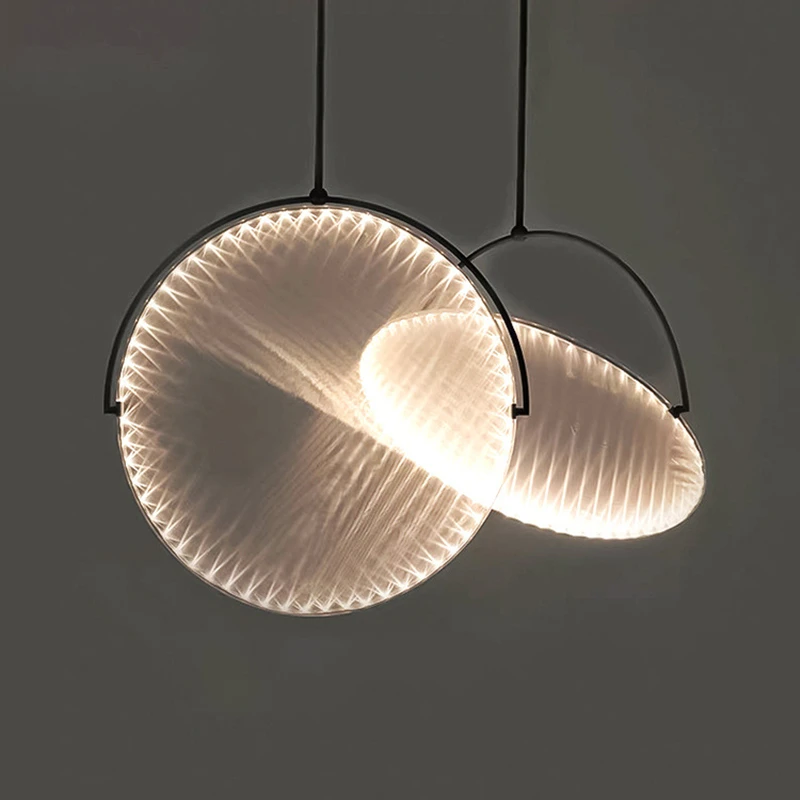 

Kepler pendant light Nordic LED spot light Dining Room Table Living Room Decoration Minimalist Art Fabric round pendant light