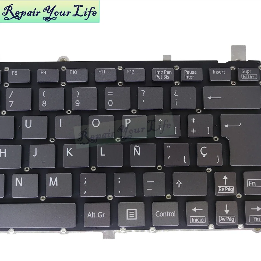 German Spanish Backlit Keyboard For Sony Vaio DUO13 SVD13 SVD132 SVD 13 132 SVD1321Z9EB SP/ES Euro Laptop Keyboards 149244722DE