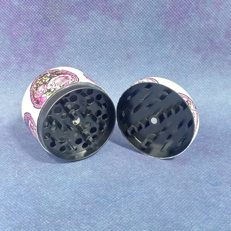 2/2.4 بوصة زهرة عشب طاحونة دليل كسارة معدنية التوابل مدقة الفلفل هاون الملح قاطعة المطحنة طاحونة أدوات التدخين اكسسوارات #5