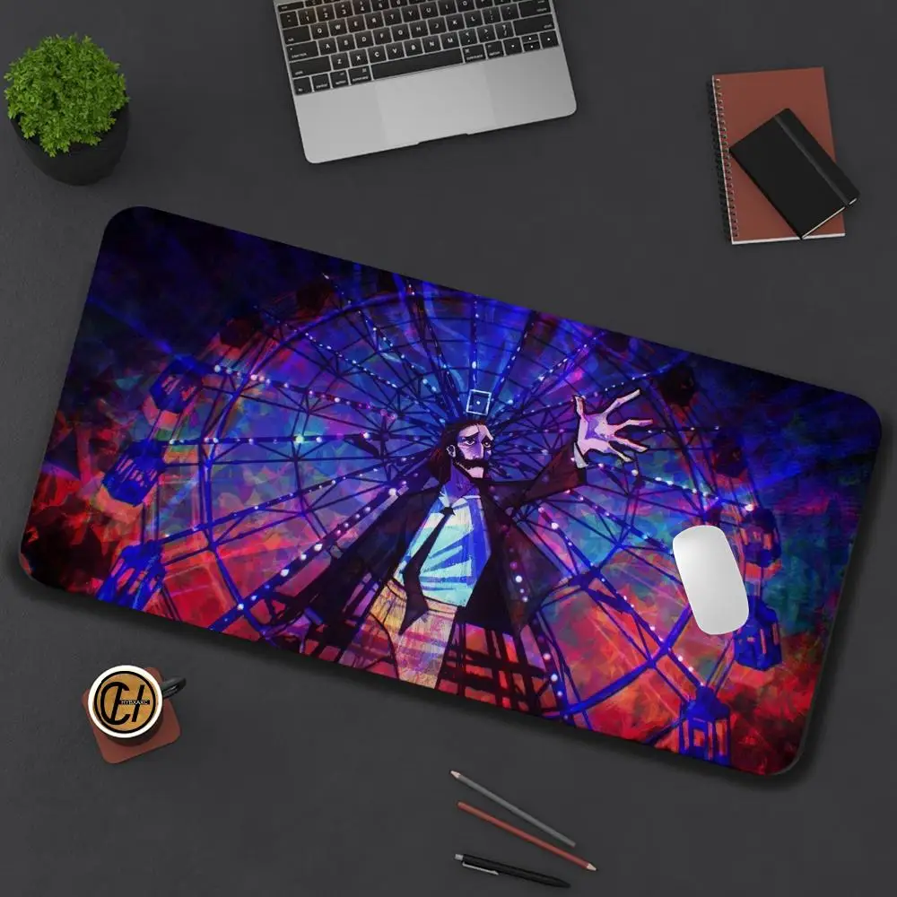 Disco Elysium Mouse Pad Mouse Pad Desk Mouse Pad Cute HD Desk Pad Extended Gaming Keyboard Mats Large XXL Gamer Mousepad 90x40