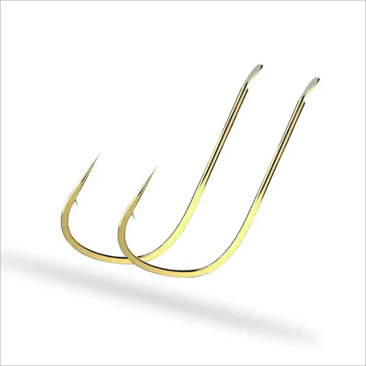 Japanese Fishing Hooks Bulk Thin Strips of Gold Sleeves barbless Hooks carp Fishing Hooks Fishing Tackle 1000pcs/bag