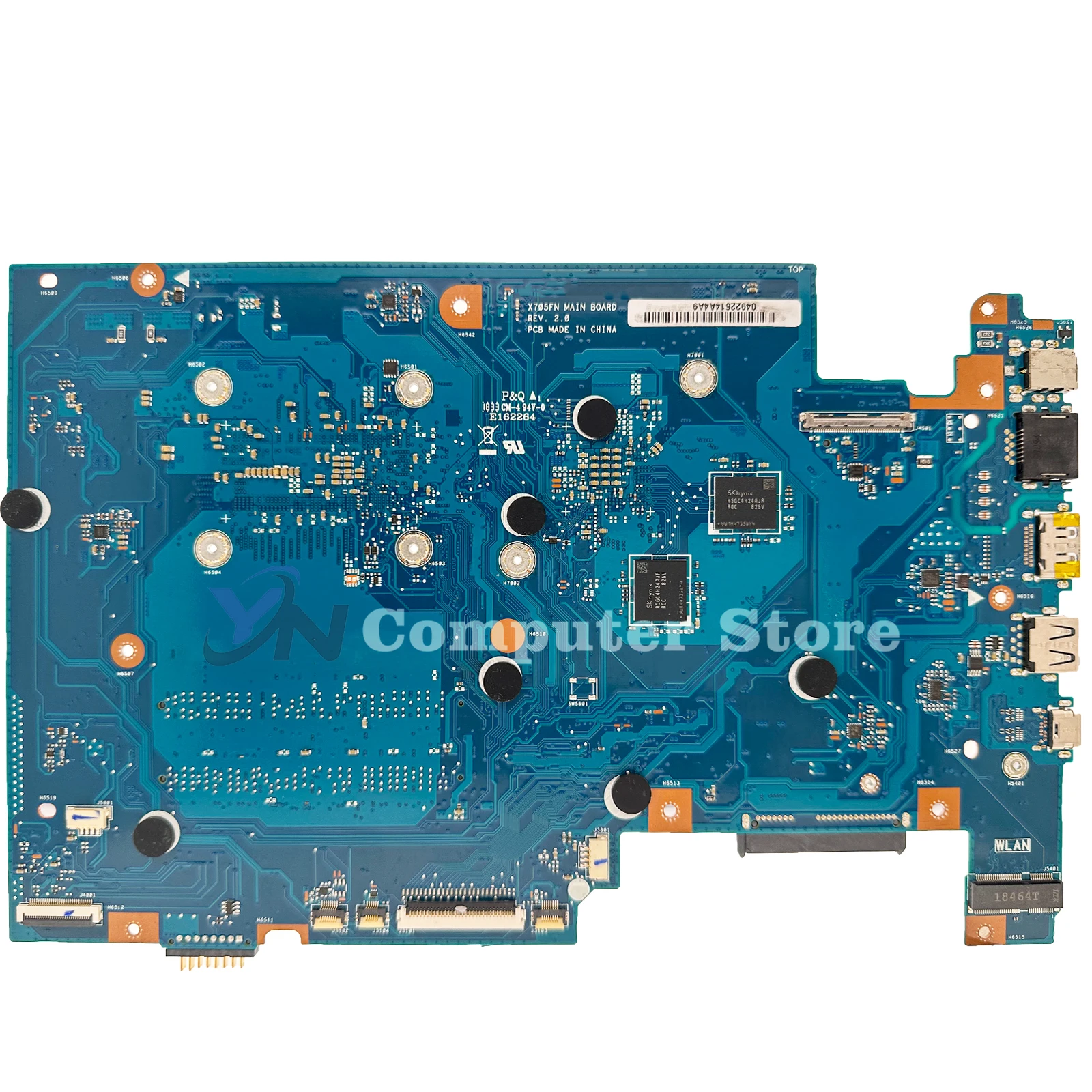 X705FN Mainboard For Asus Vivobook Pro 17 X705F N705F Laptop Motherboard With i3 i5 i7/8th MX150-2G/4G DDR4 100% Test OK