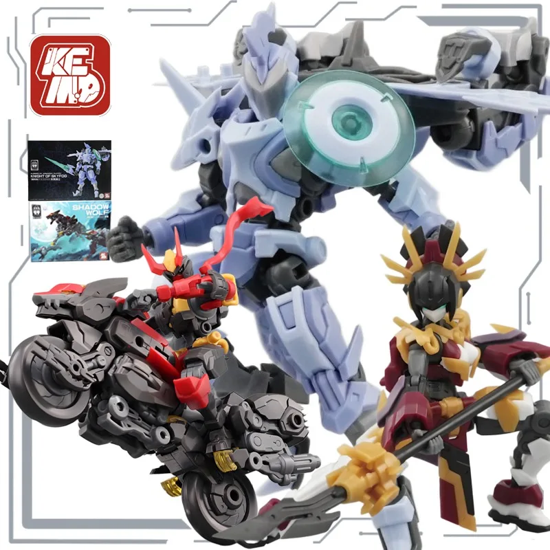 

CREATIVE FIELD Original Number-57 Series Tianlan Knight Anime Action Figure Assembly Model Toys Collectible Model Gifts for Boys