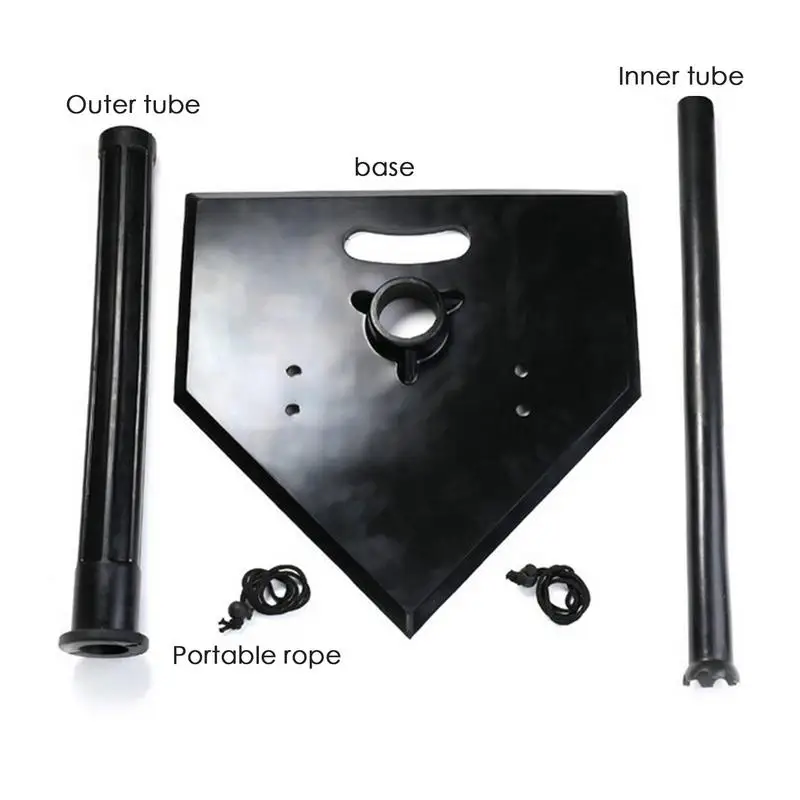 Baseball Batting Practice Stand Adjustable Softball Hitting Tees Portable Hitting Stand For Children & Adults Wear-Resistant