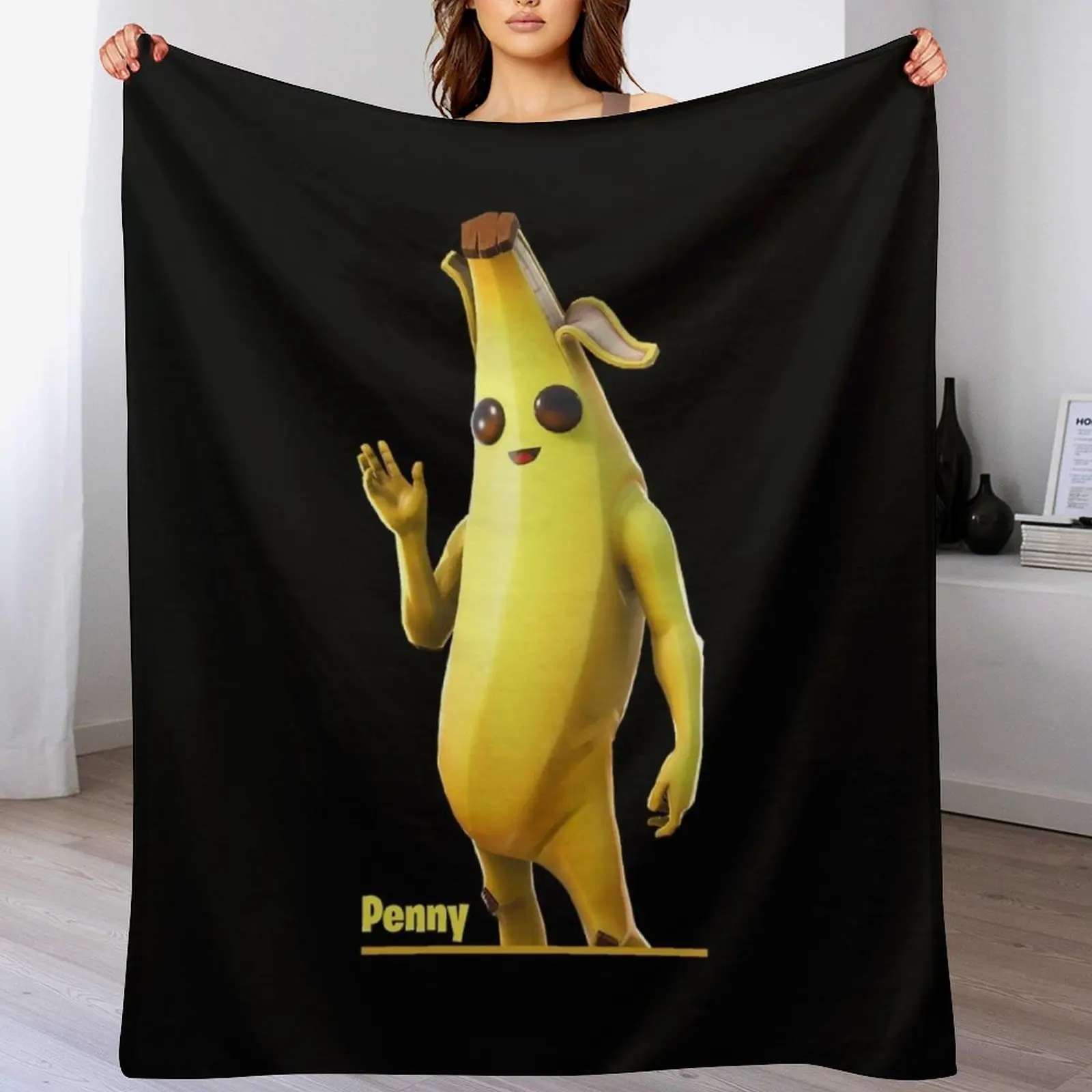 Peely Throw Blanket