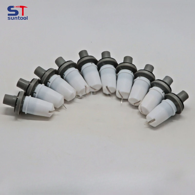 Suntool 10pcs Replacement Flat Nozzle+Electrode Assembly for Nord son Encore Manual Spray Gun