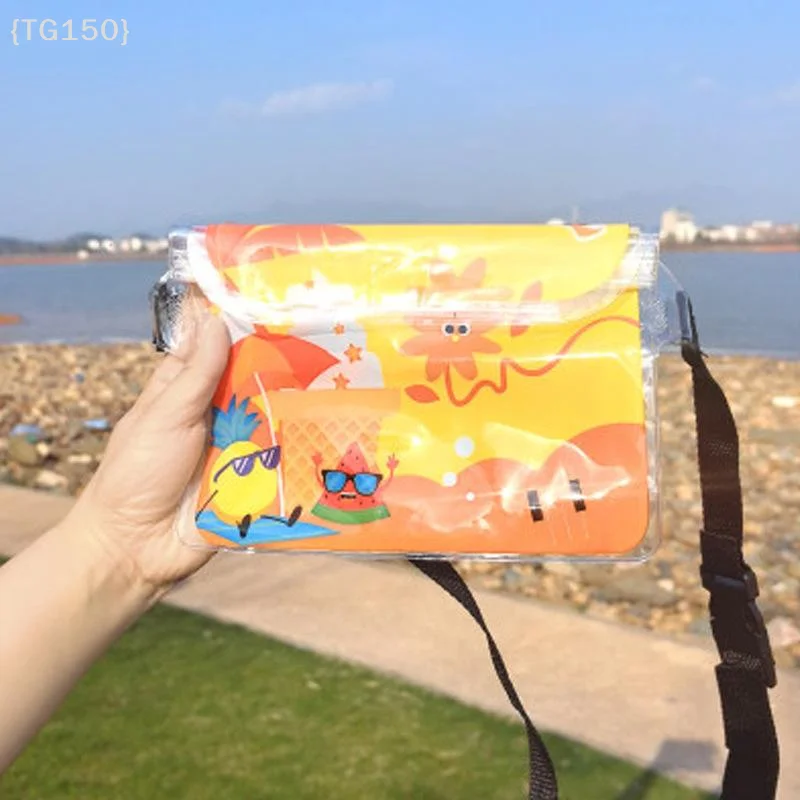【TG150-M3】Waterproof Swimming Bag Shoulder Waist Pack - Underwater Mobile Phone Case Cover for Beach Boat Sports Diving Travel S view 4