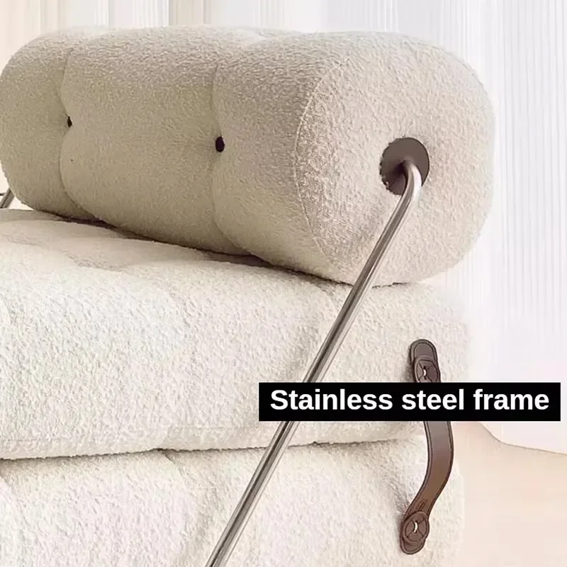 Cotton Folding Sofa Multifunctional Living Room Comfortable Relaxing Sofas Detachable Single Lounge Chairs Home Furniture