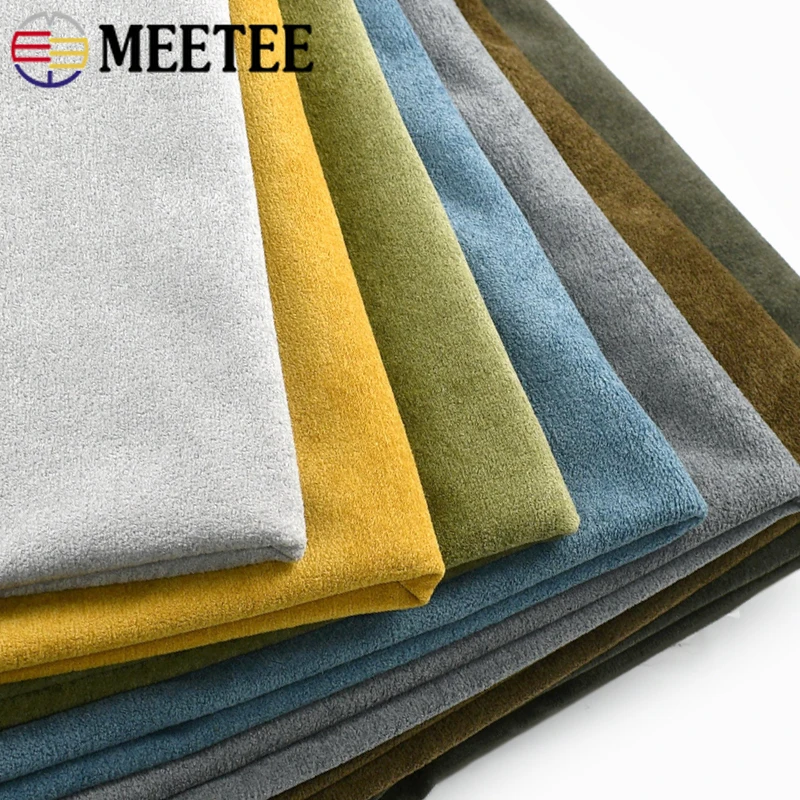 

45/90*140cm Solid Colored Polyester Velvet Fabric Thickened Waterproof Cloth for Home Textiles Sofa Cover DIY Sewing Accessories