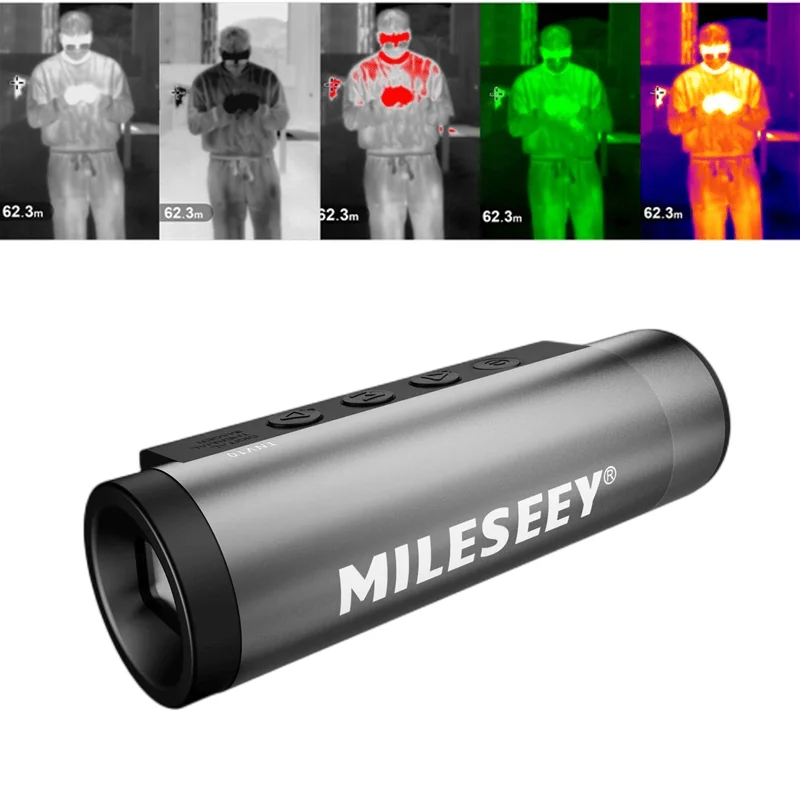 Mileseey TNV10 Thermal Night Vision Monocular Display 4K Scanning Goggle Zoom 4X Camera Thermome 550m for Hunting Game