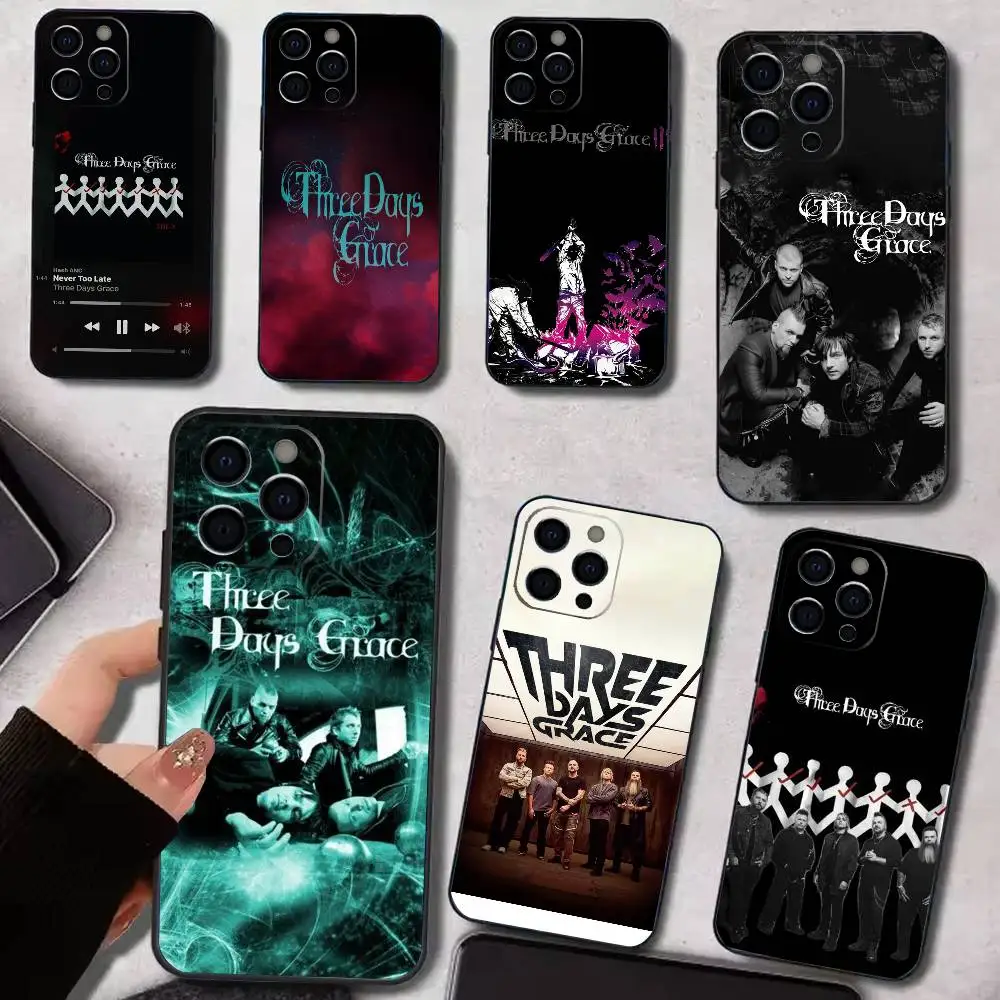 

T-Three Days G-Grace Phone Case Silicone Soft For IPhone 17 16 15 14 13 12 11 X XR Plus Pro Max Plus