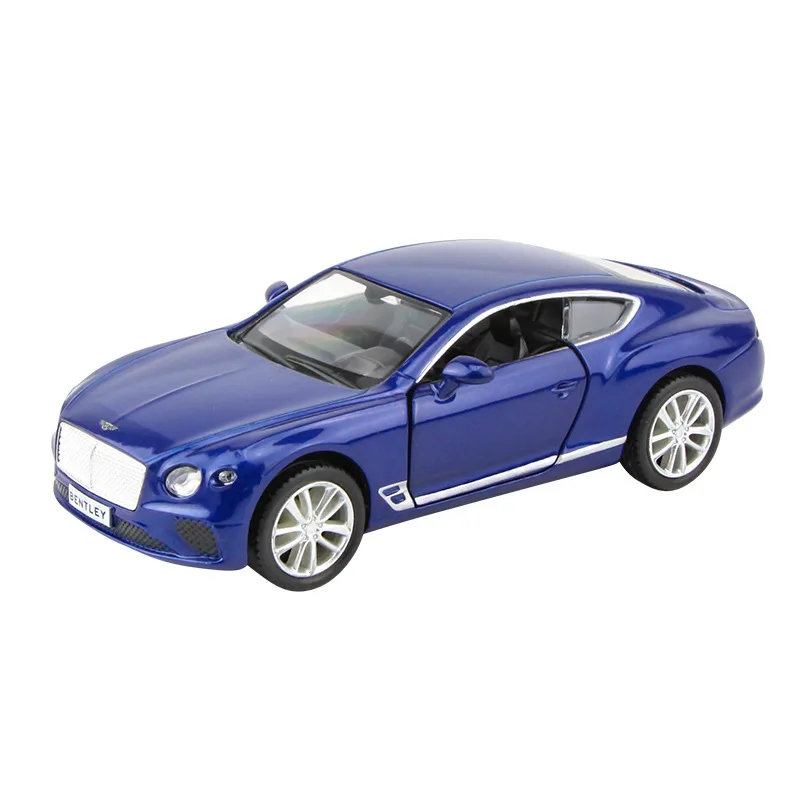 1:36 Continental GT Sports Car Bridge Car High Simulation Diecast Car Metal Alloy Model Car Boy's Toys Collectible