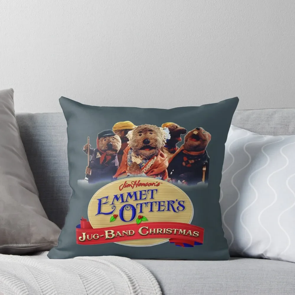 emmet otters jug band christmas Throw Pillow Sofa Decorative Covers Custom Cushion Sofa Covers pillow