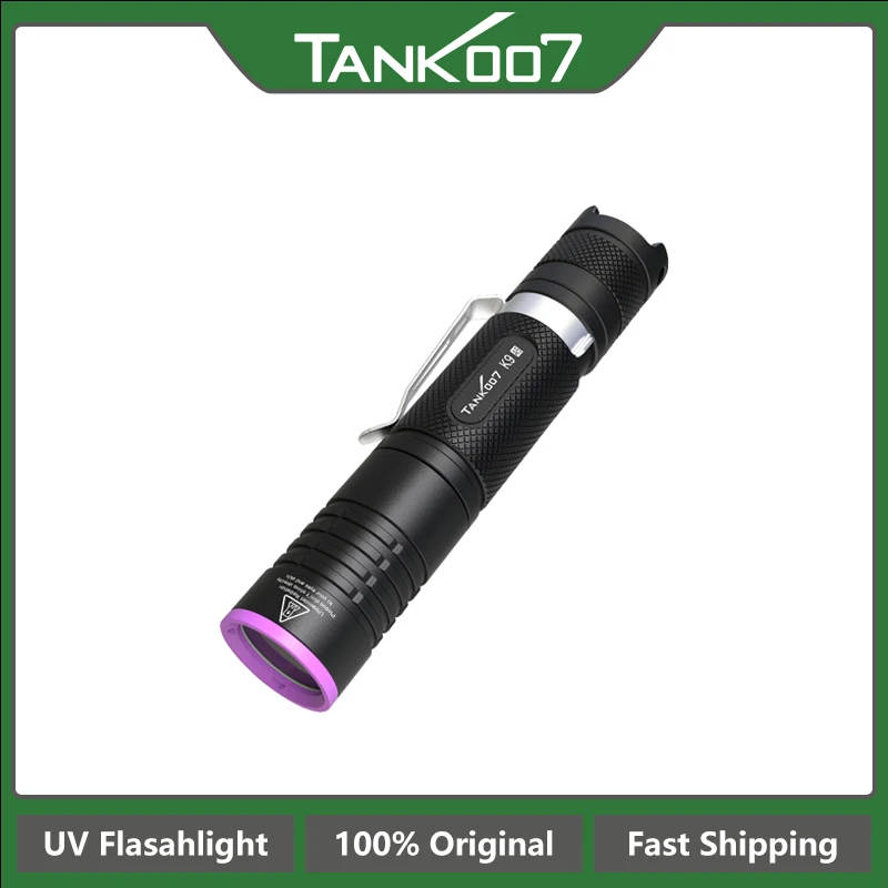 

TANK007 UV 365nm Flashlight Blacklight Ultraviolet Professional Torch Waterproof & Drop-Resistant Rechargeable UV Flashlights
