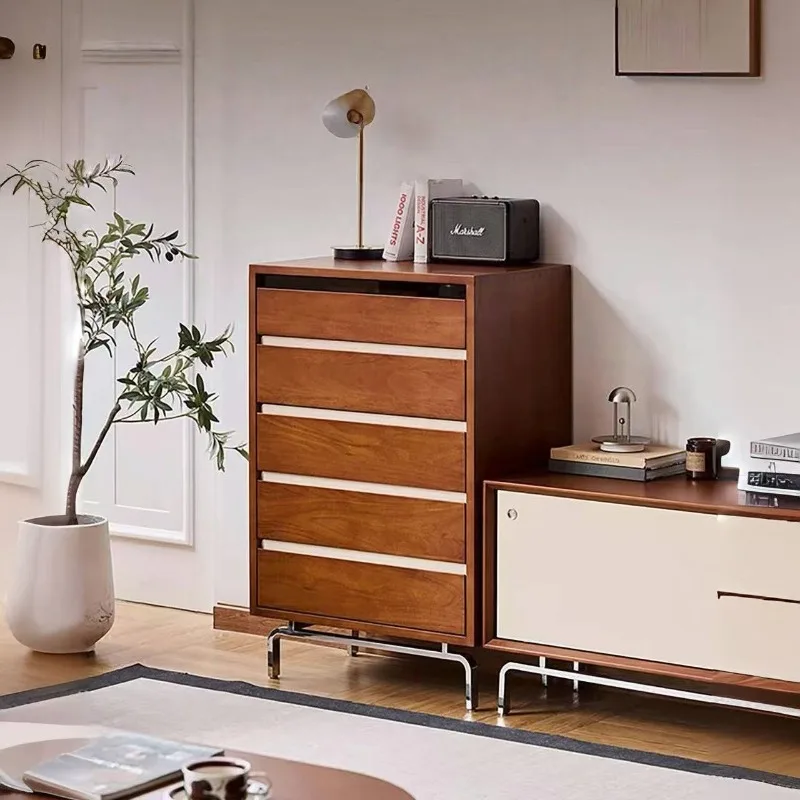 

chest, household living room with drawers, storage side cabinet next to sofa, bedroom, retro stainless steel chest