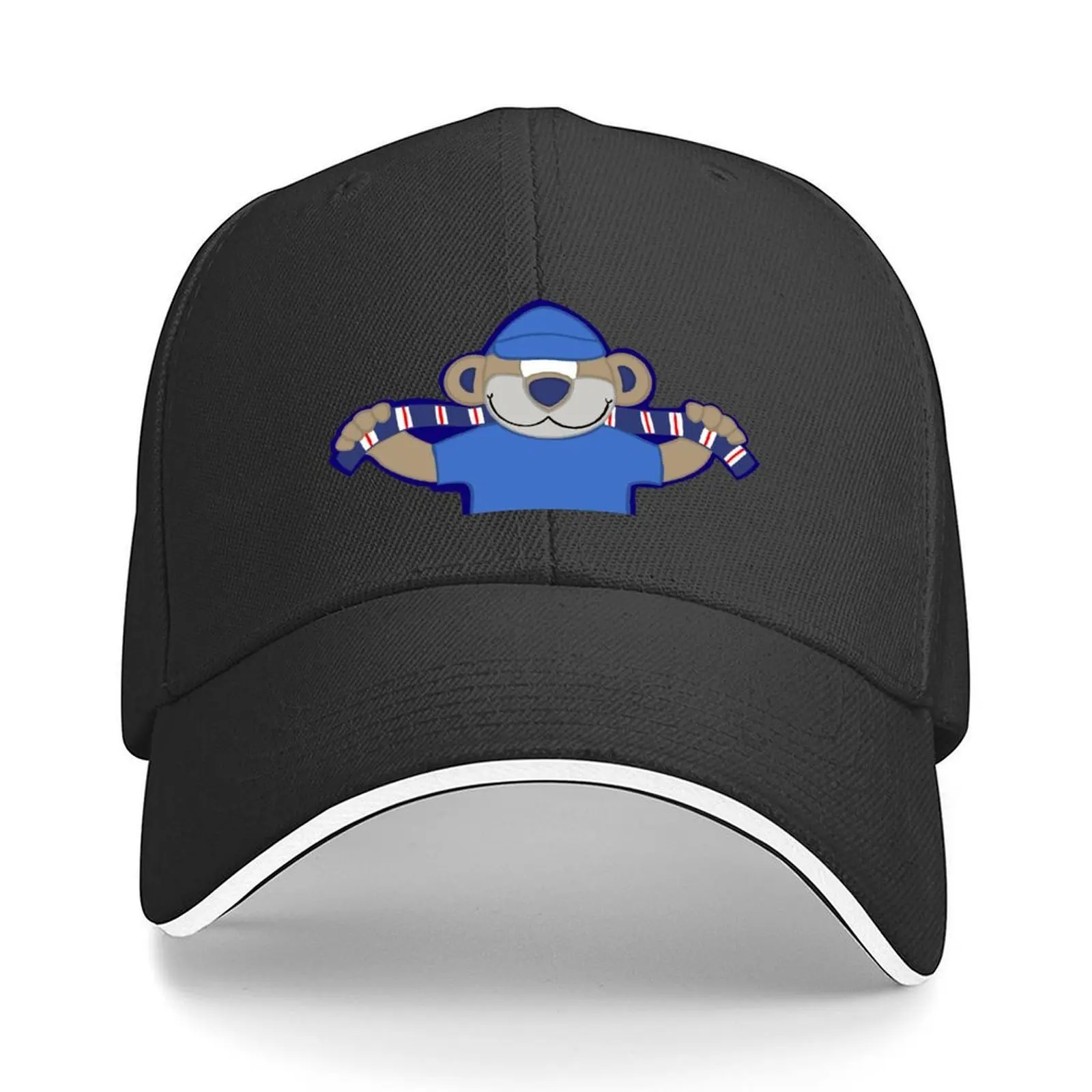 

Rangers Bear Baseball Cap funny hat custom caps Beach Outing Golf Hat Men Hats Women's