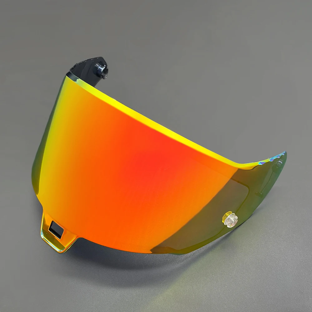 R10 Helmet Visor for Alpinestars Supertech R10 Motorcycle Helmet Visor Goggles Plating Silver Red Replacement Lens