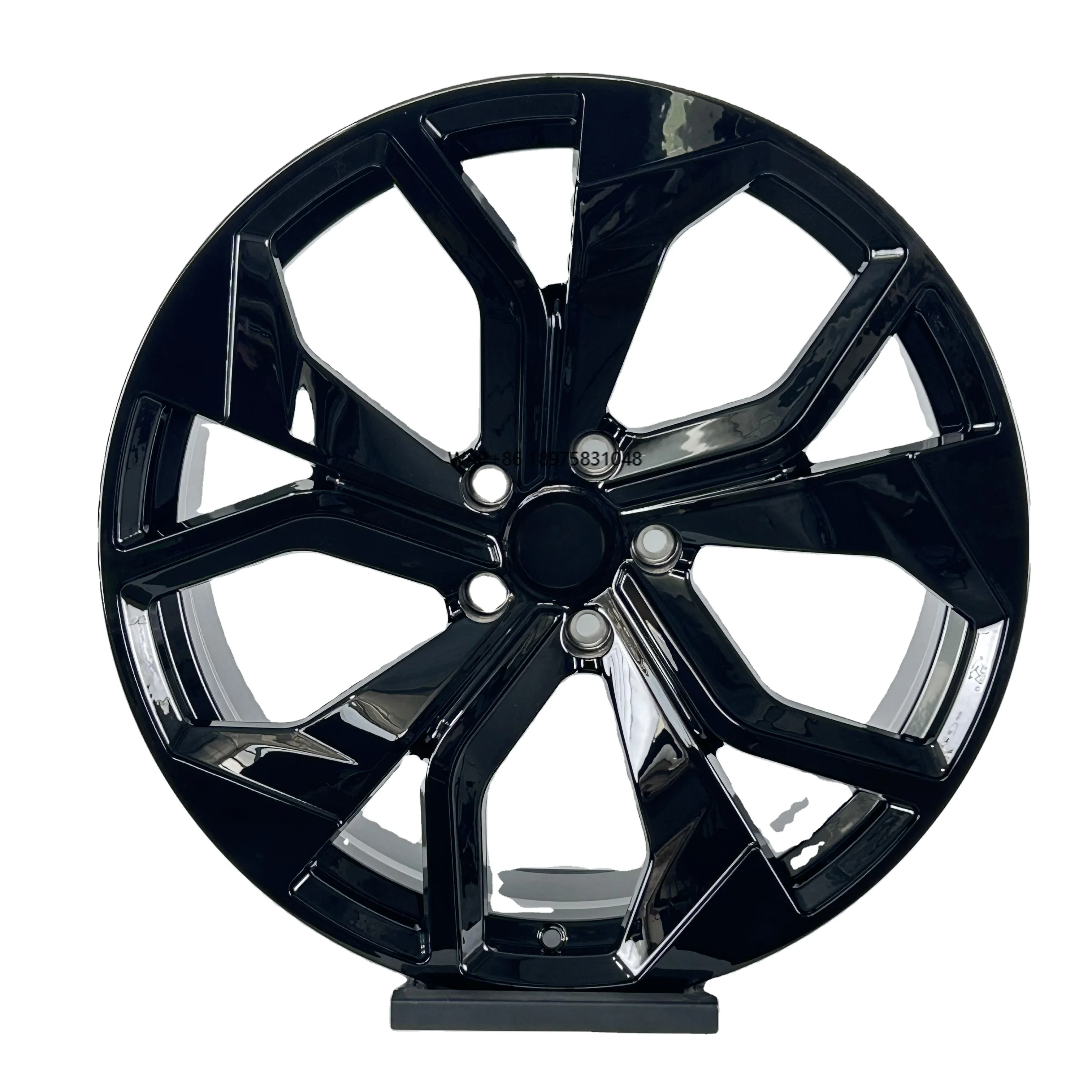 

High-quality Custom Cast Aluminium Alloy New 19 Inch 4-piece Automotive Wheels with Chrome Finish Mesh Design Universal Fitment