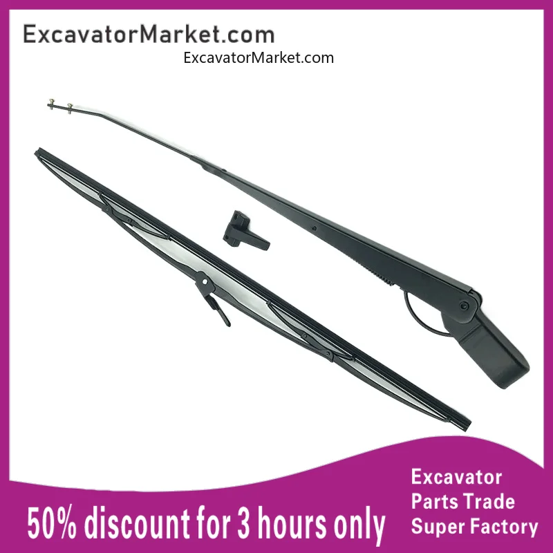 Excavator Spare For Sany 55 60 75 135 155 195 216 235 365-8-9 Wiper arm blade wiper Excavator Parts