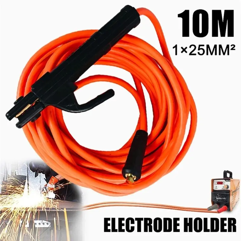 AB41-For Welding Wire Cable-Heavy Duty 10M 300A Power Cable For Welding Tools Electrode Holder
