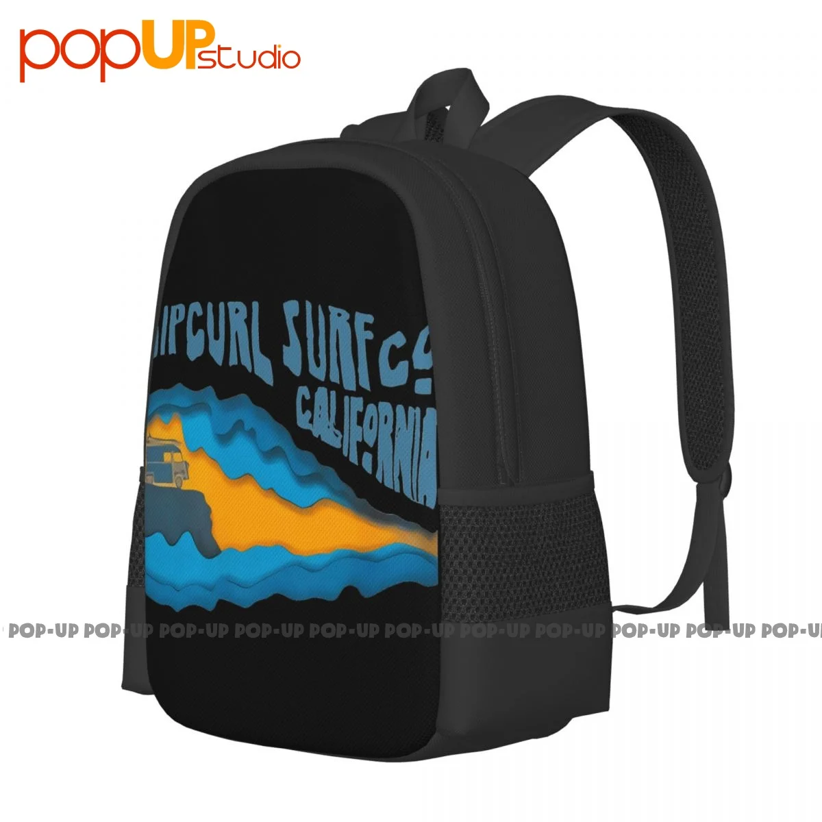 Ripcurl Van Surf Ssoptical Backpack Large Capacity School Art Print Sports Bag Multi-function