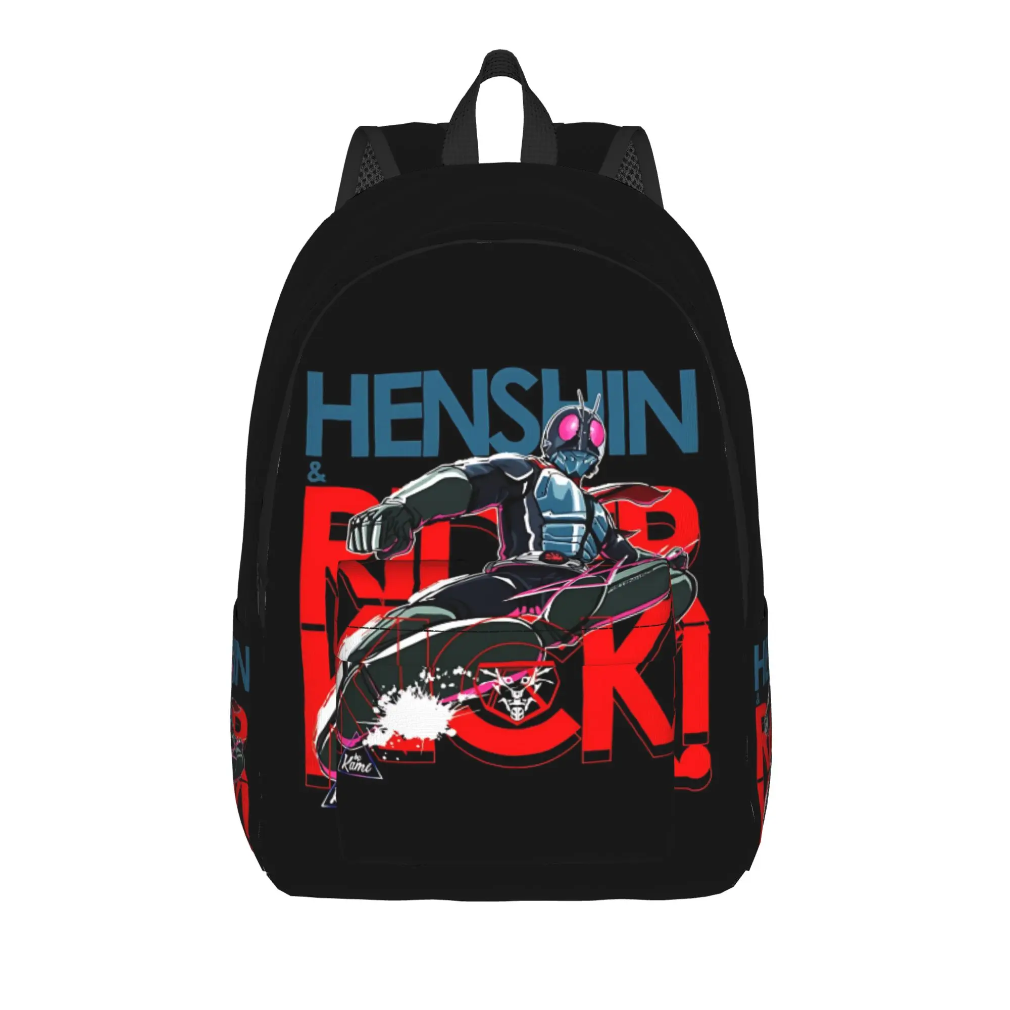Fashion Kamen Rider Backpack  Mochilas Classic Hiking Large Capacity Rucksack