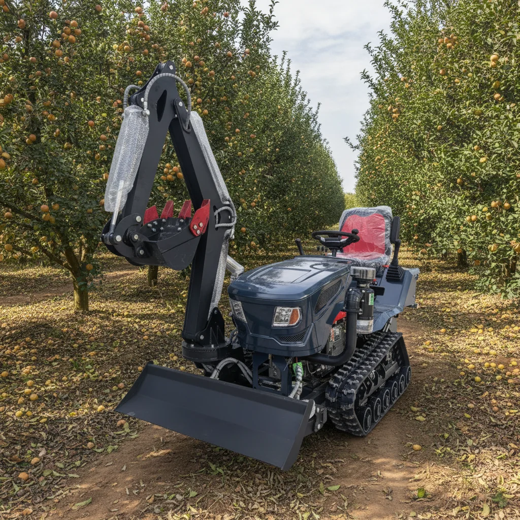 

Mini Crawler Tractor Euro 5 EPA Certified With PTO Multifunctional Farm Agricultural Machine Free Shipping