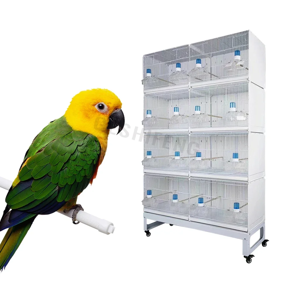 Wholesale Hot Sale Big Breeding Cage Multilayer Movable Splice Luxury Love Bird Cage For Sale