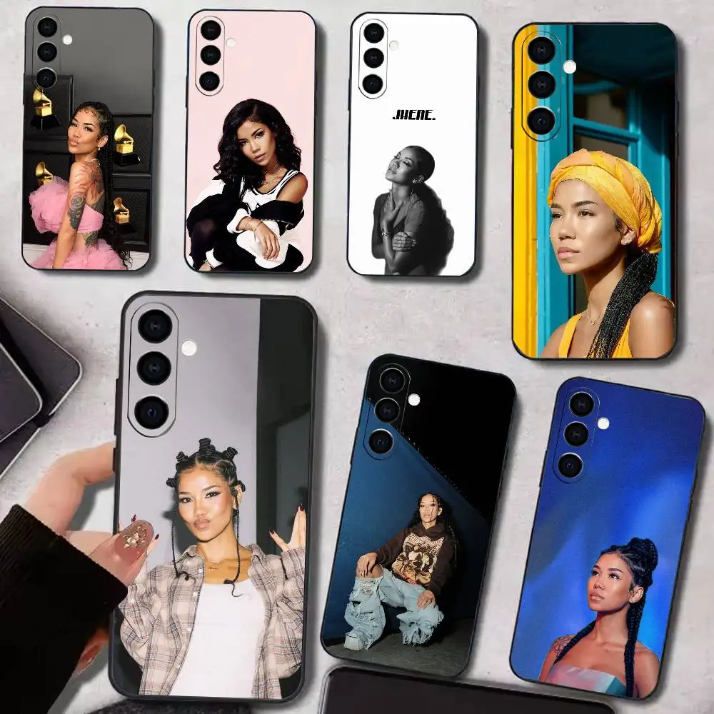 J-Jhene Singer A-Aiko  Phone Case For Samsung Galaxy A73,A72,A71,A70,A53,A52,A51,Others Soft Black Cover