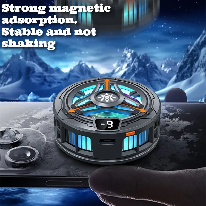 2025 NEW SL32 Mobile Phone High Power Magnetic/ Back-clip Semiconductor Ice Cooling Radiator for IPhone Android PUBG Game Cooler