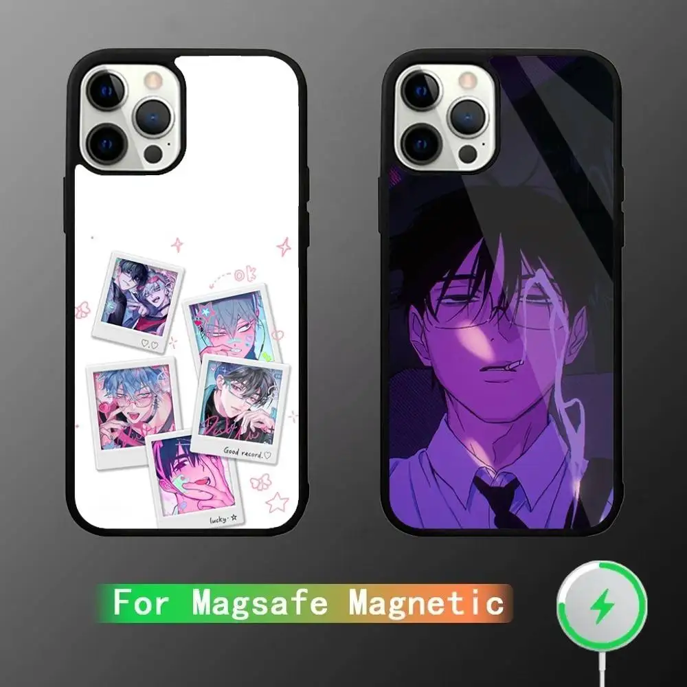 

Чехол для телефона Stage I-Ivans и T-Tills для iPhone 16,15,14,13,12,11, Pro, Max, Plus, Mini, SE, новая магнитная беспроводная зарядка Magsafe