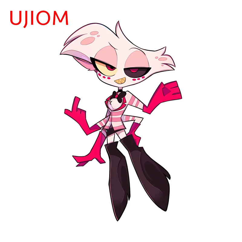 UJIOM Angel Dust Exquisite Girl Wall Sticker Delicate Fashion Attractive Waterproof Picture Decal Cupboard Vestibulec Decoration