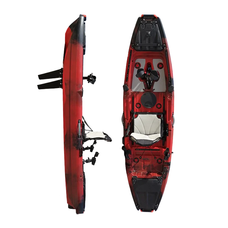 

Дешевый одиночный сидячий каяк, гребной каяк, педаль, каяк с педалями