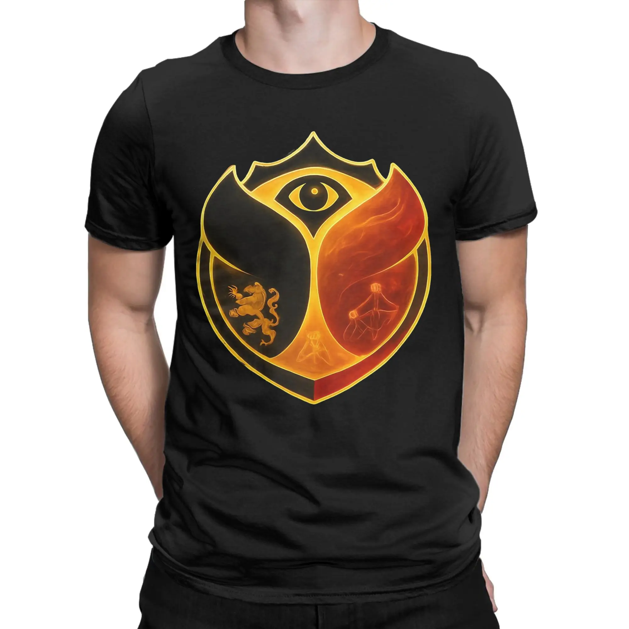 Tomorrowland Belgium 2025 Festival Trip Magical Futuristic Festival Logo Men T Shirt Tee Shirt T-100% Cotton Shirts Clothing