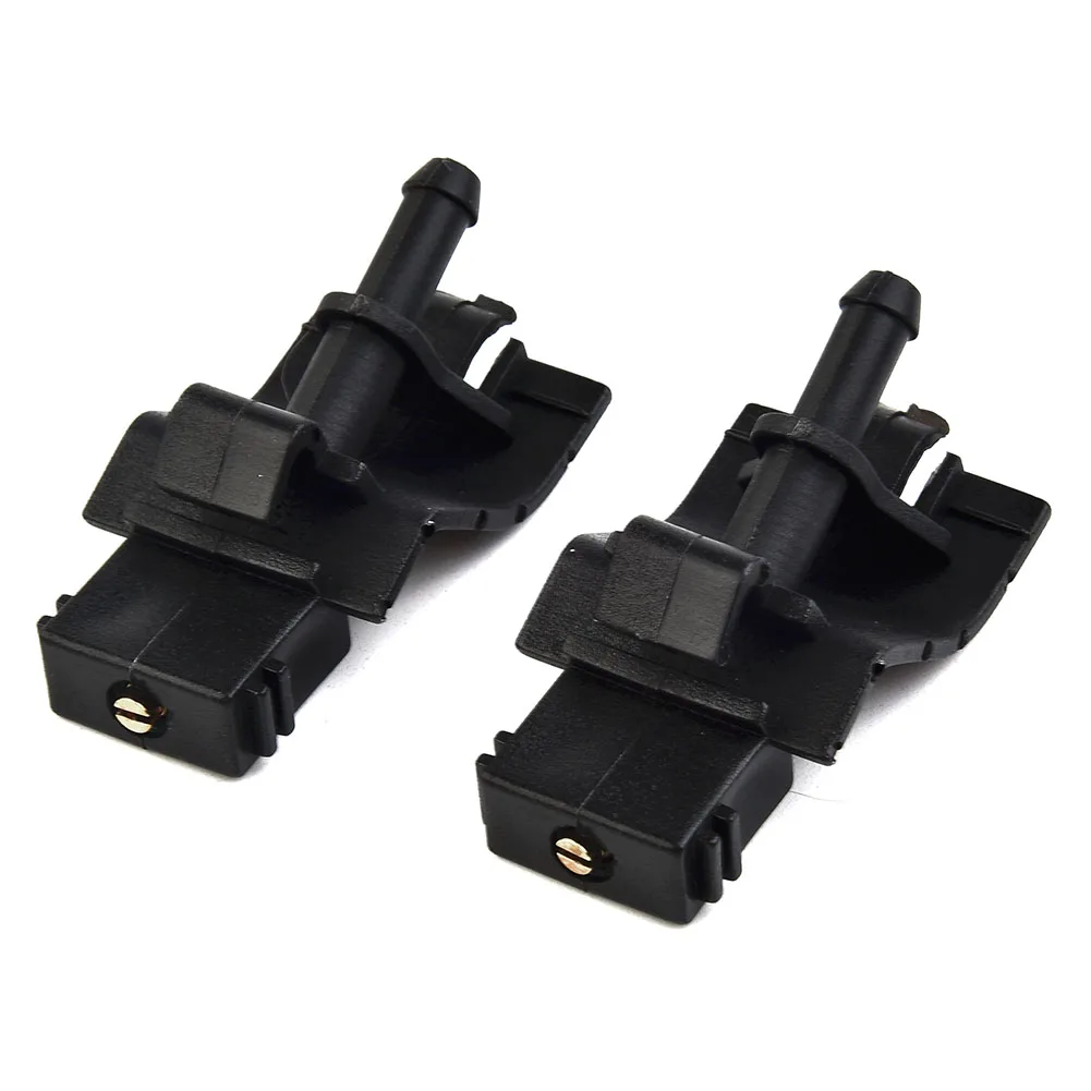2pcs 85381-12300 Windshield Washer Nozzle Jet Spray For Toyota For Corolla For Camry XV40 / Altis E140 Black Plastic Car Parts