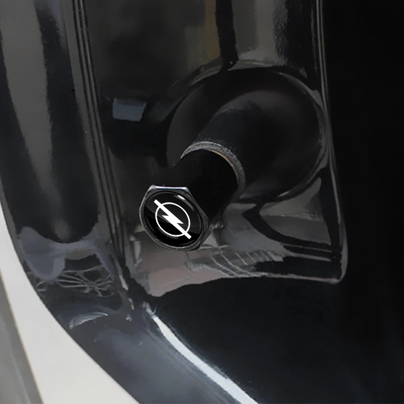 Bouchons de Valve de pneu de roue de voiture, couvercles de tige de pneu, étanches à la poussière d'air, adaptés à Opel Astra J Antara ‌ Zafira Rocks Mokka-e Corsa Insigne